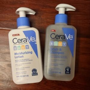 CeraVe Baby Body Wash and Lotion